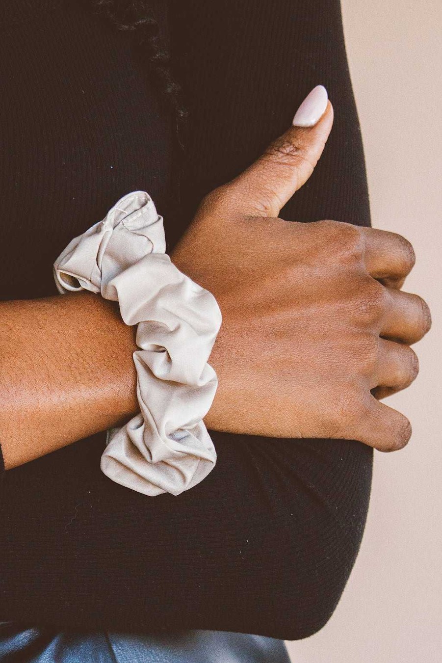 All Hair ANDI | Silky Sand Oversized Scrunchie