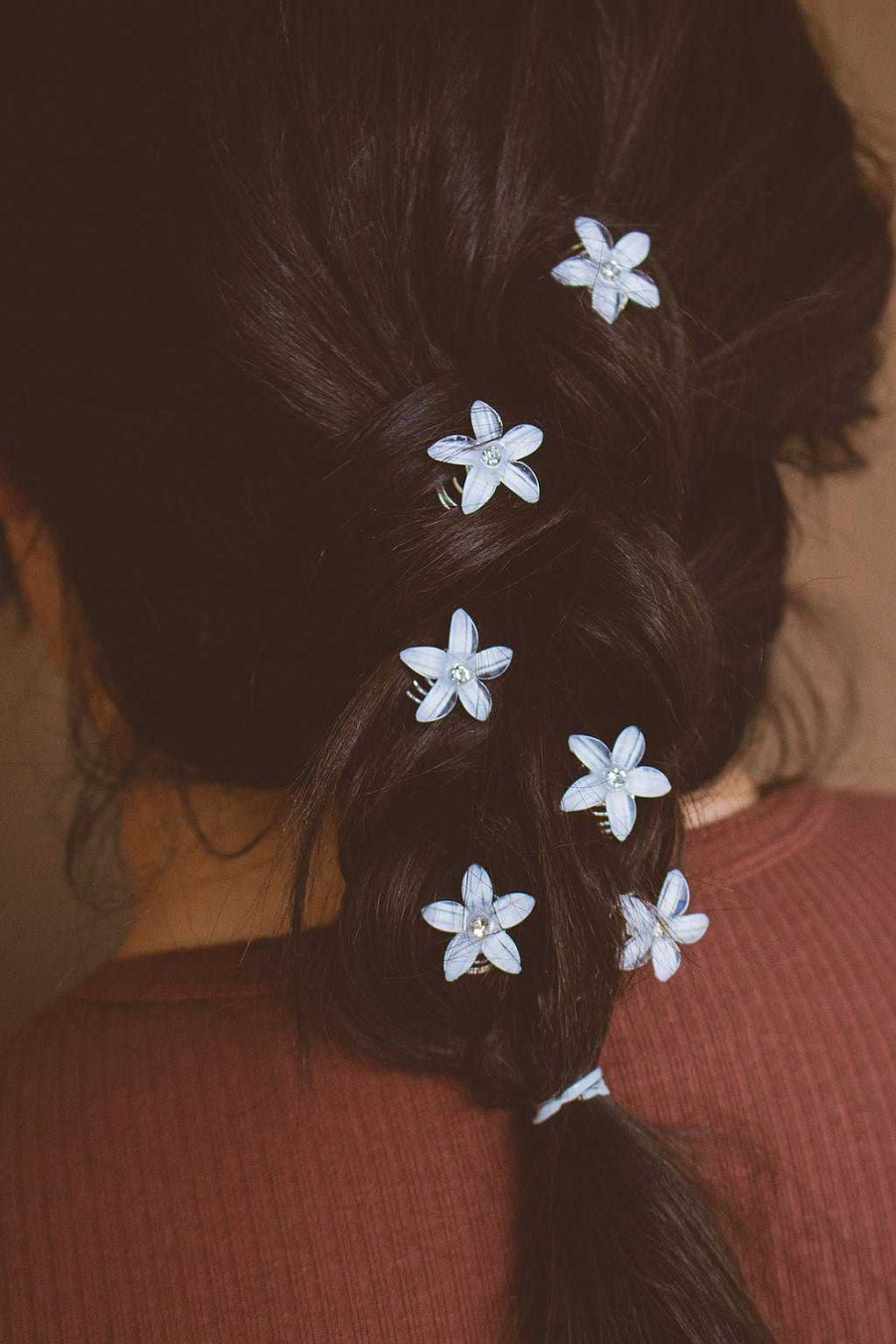 All Hair ANDI | Micro Spiral White Flower