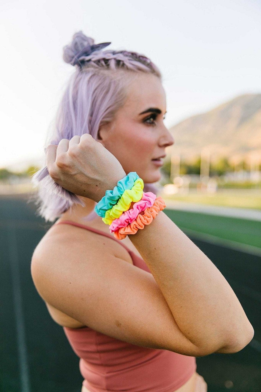 All Hair ANDI | Neon Athletic Everyday Scrunchie Pack