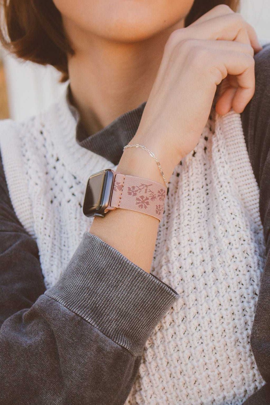 Watch Bands ANDI | Autumn Blossom Adjustable Elastic Watch Band