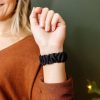 Watch Bands ANDI | Onyx Luxe Scrunchie Band Compatible With Apple Watch