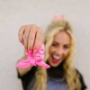 All Hair ANDI | Bright Pink Athletic Scrunchie