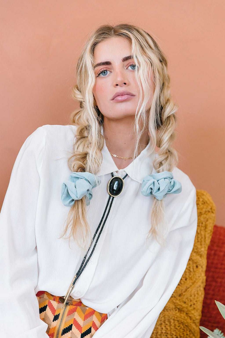 All Hair ANDI | Agave Blue Oversized Scrunchie