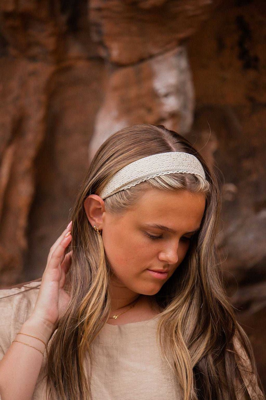 All Hair ANDI | Lace Tie Hard Headband