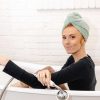 All Hair ANDI | Sea Green Hair Towel