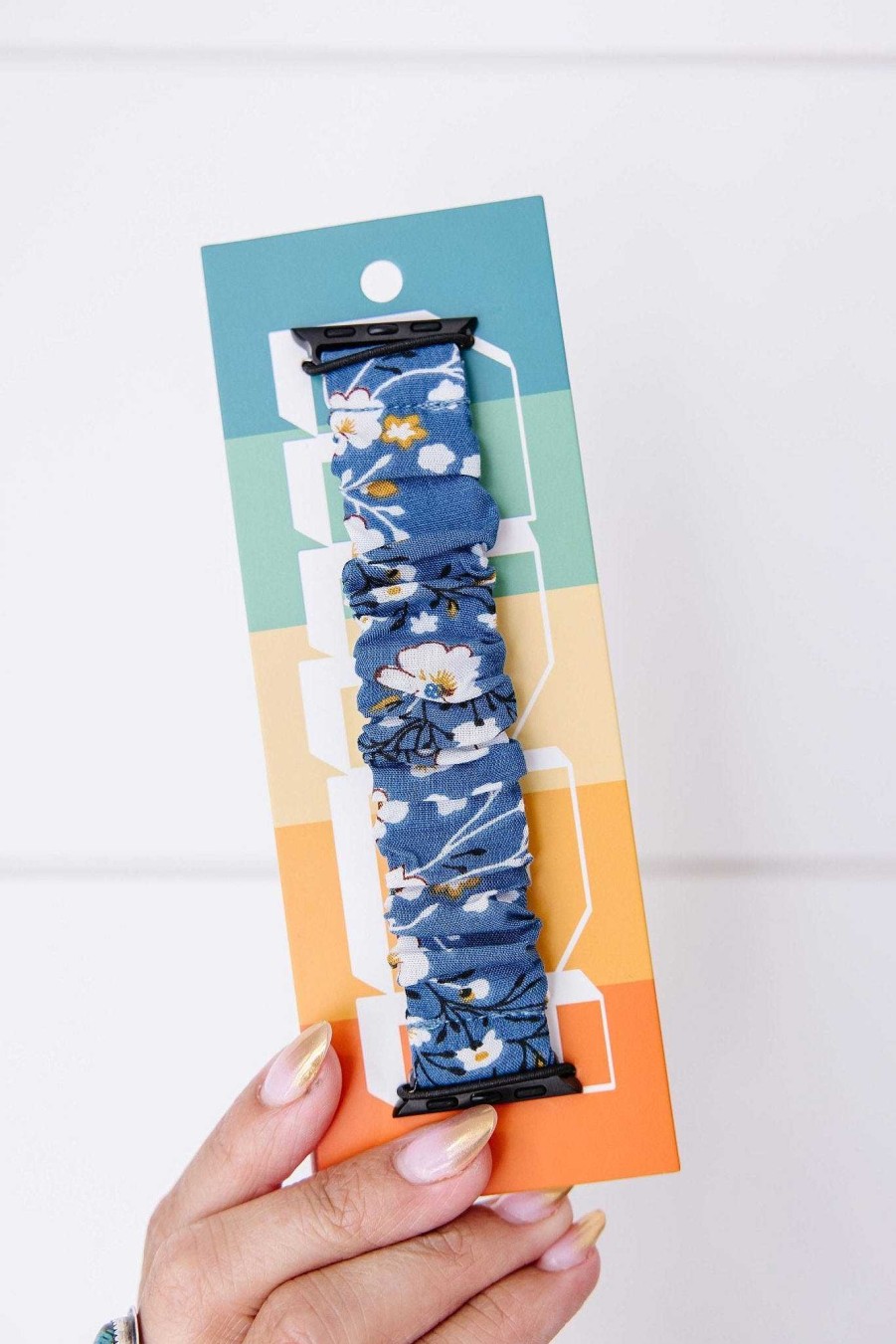 Watch Bands ANDI | Botanical Blue Watch Band For Fitbit Versa