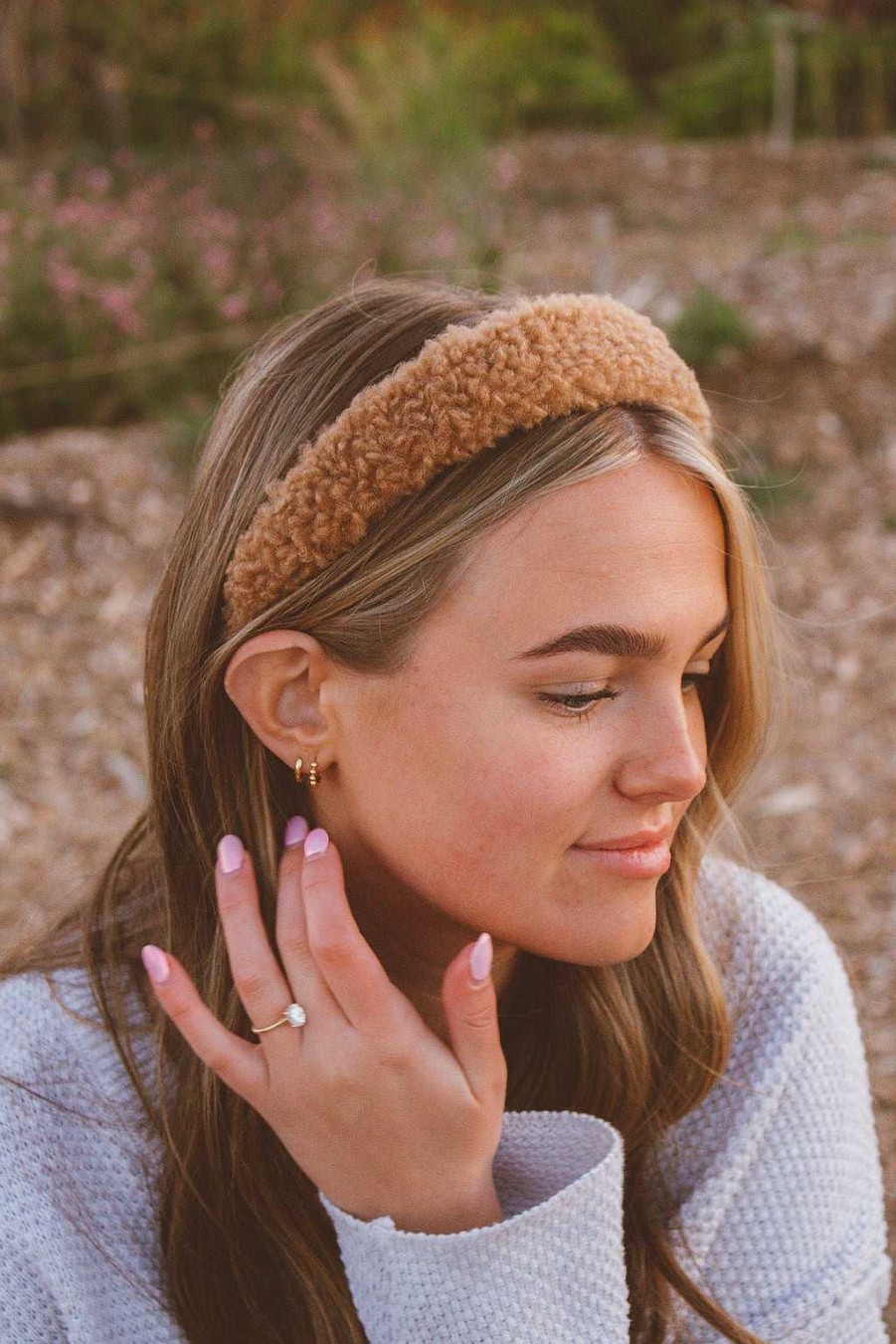 All Hair ANDI | Sherpa Hard Headband