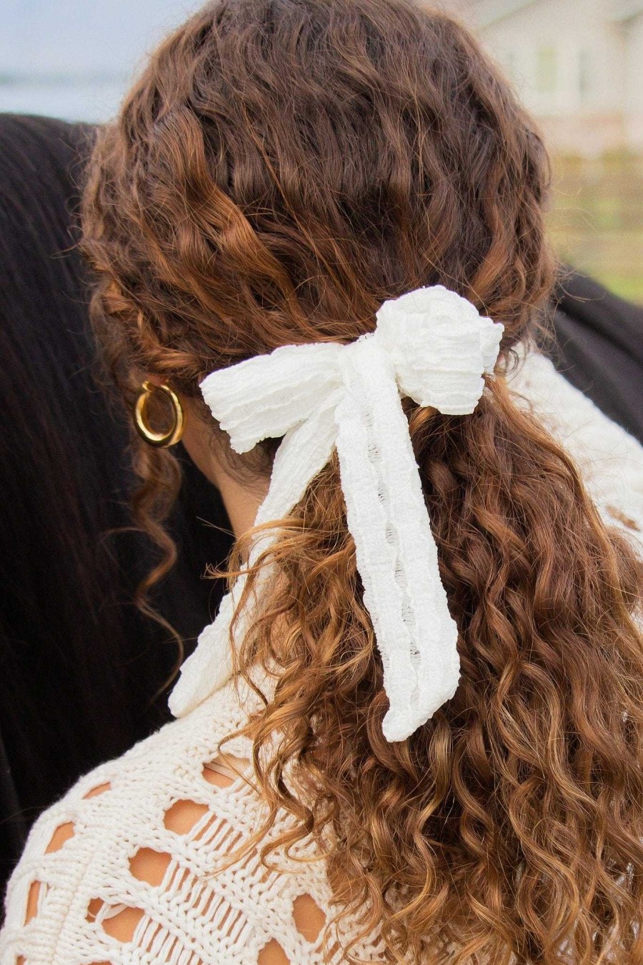 All Hair ANDI | Angelica Long Bow Scrunchie