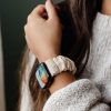 Watch Bands ANDI | Good Tidings Scrunchie Band Compatible With Apple Watch