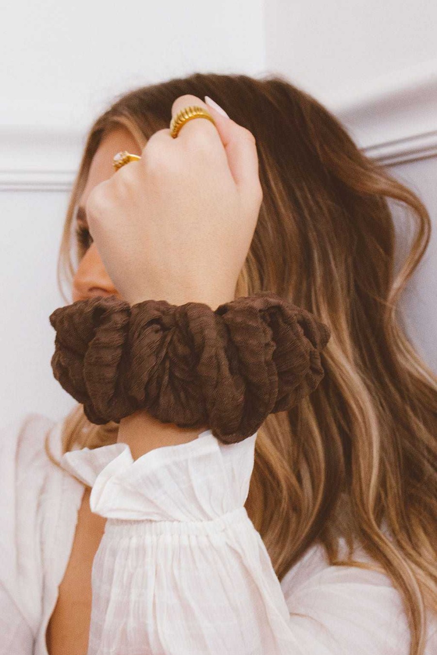 All Hair ANDI | Espresso Jumbo Scrunchie