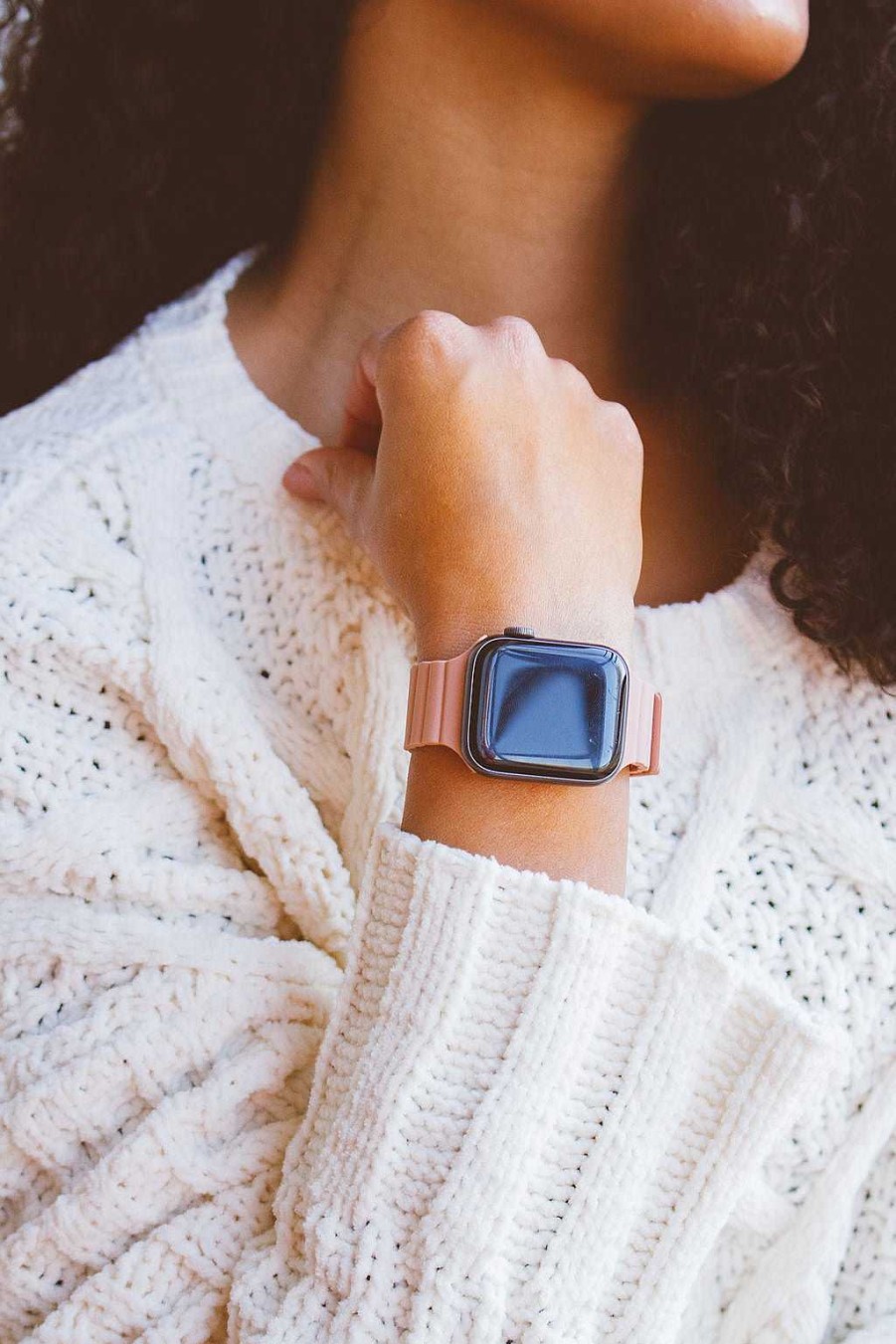 Watch Bands ANDI | Blushing Apricot Magnetic Loop Watch Band