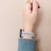 Watch Bands ANDI | Samsung Cloudy Gray Floral Silicone Watch Band