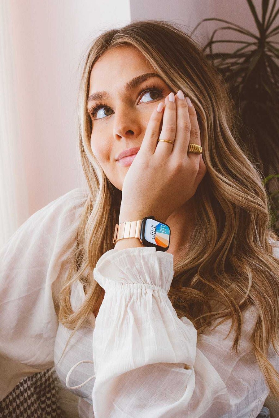 Watch Bands ANDI | Magnetic Rose Gold Watch Band