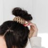 Claw Clips ANDI | Light Brown Bird Nest Expanding Hair Claw