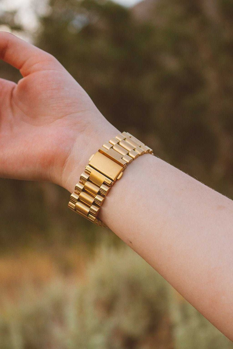 Watch Bands ANDI | Essential Gold Apple Watch Band