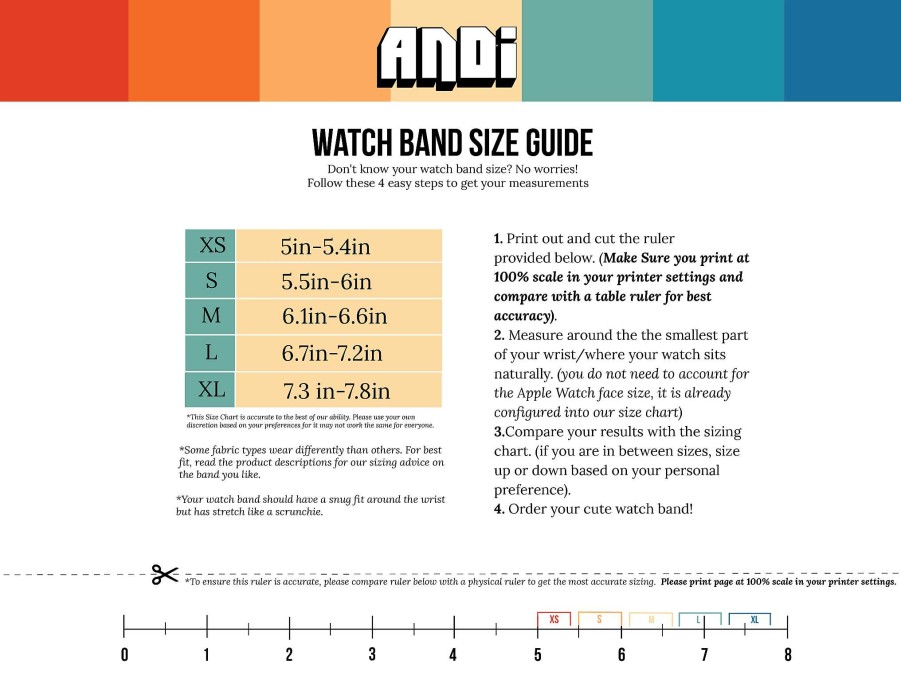 Watch Bands ANDI | Black And Tan Striped Elastic Band Compatible With Apple Watch