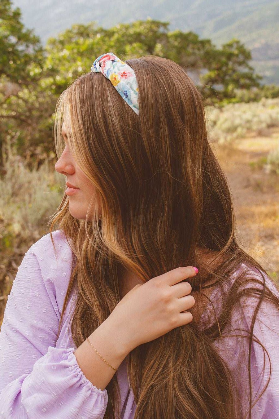 All Hair ANDI | Fresh Floral Knotted Headband