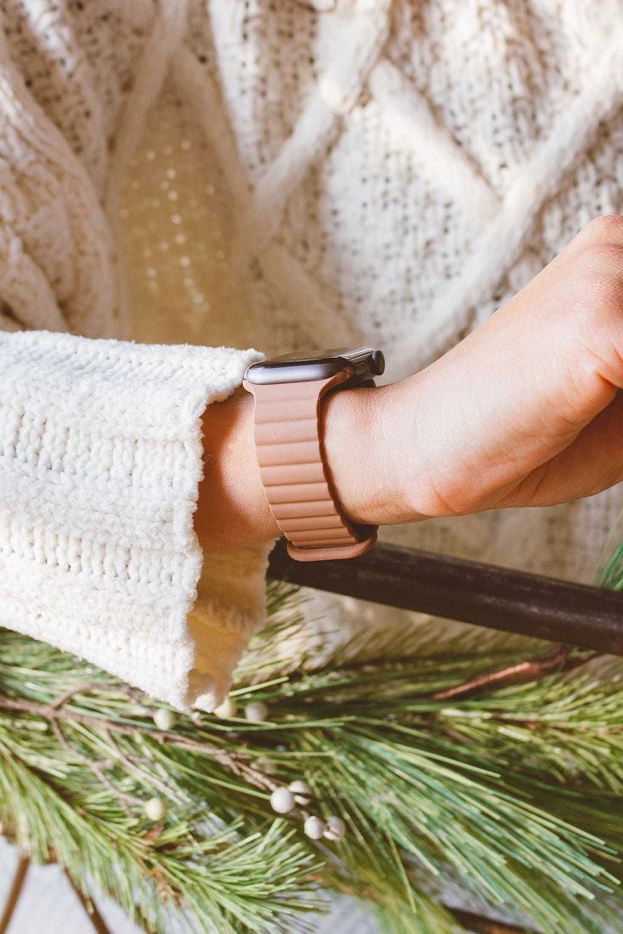 Watch Bands ANDI | Fawn Brown Magnetic Loop Watch Band