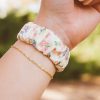 Watch Bands ANDI | Wimberly Floral Scrunchie Band Compatible With Apple Watch