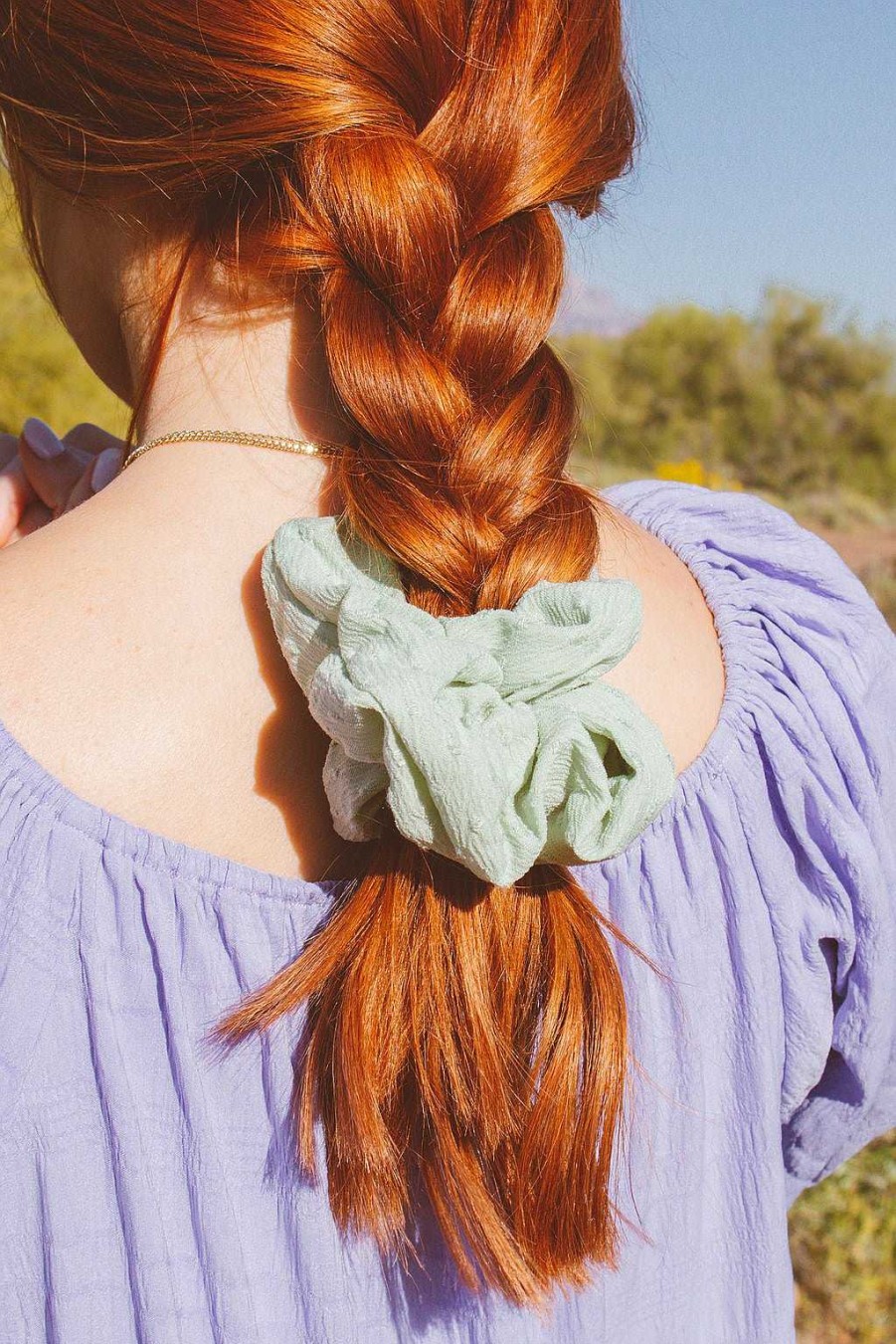 All Hair ANDI | Mint Julep Oversized Scrunchie