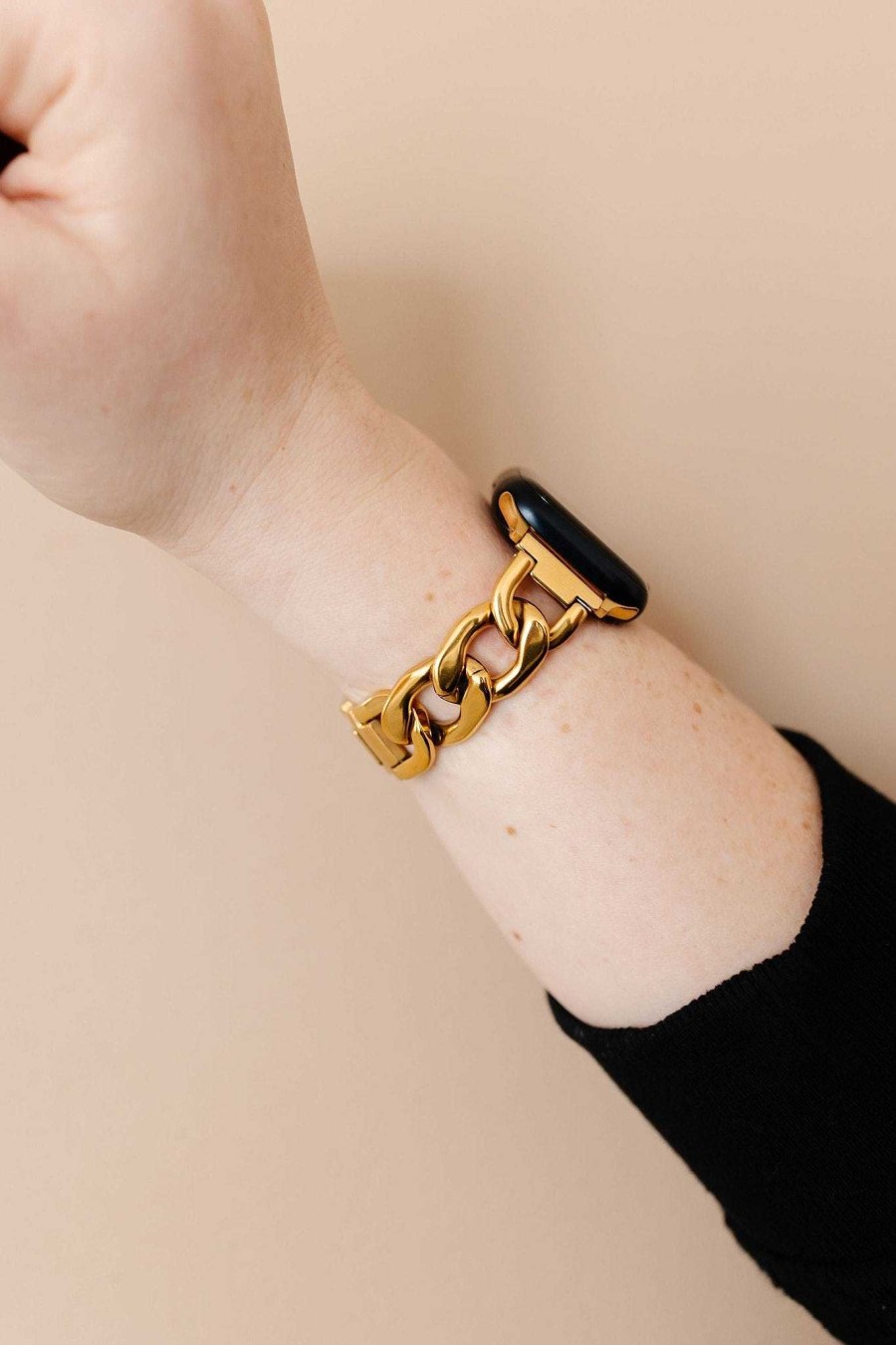 Watch Bands ANDI | Chunky Gold Chain Watch Band