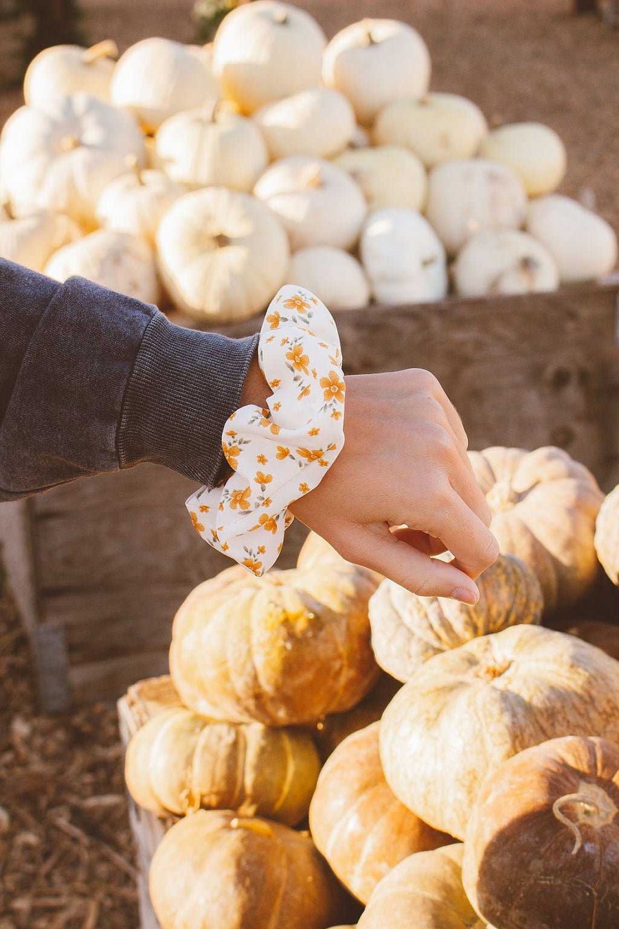 All Hair ANDI | Harvest Blossom Oversized Scrunchie