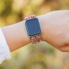 Watch Bands ANDI | Poppy Scrunchie Band Compatible With Apple Watch