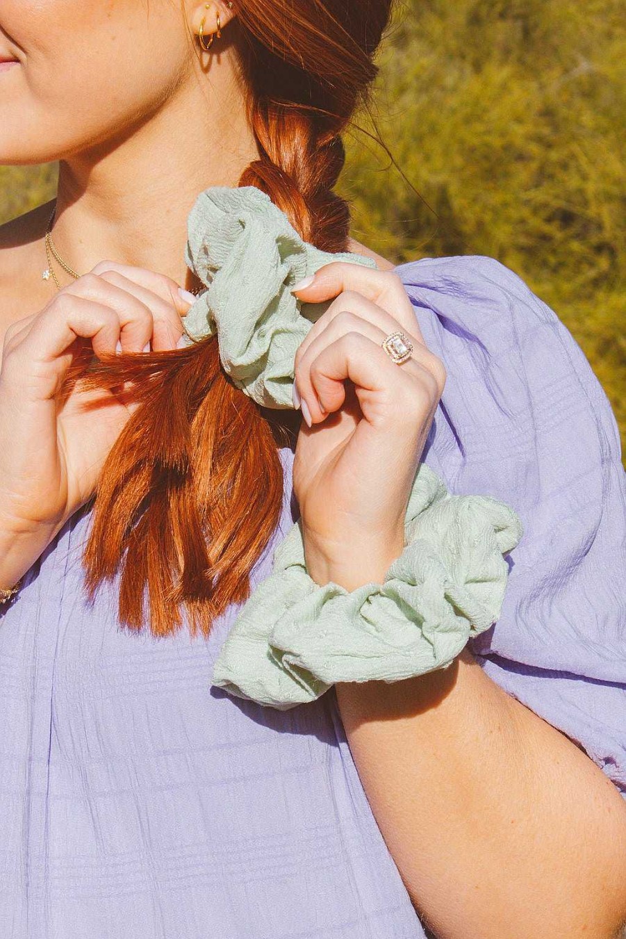 All Hair ANDI | Mint Julep Oversized Scrunchie