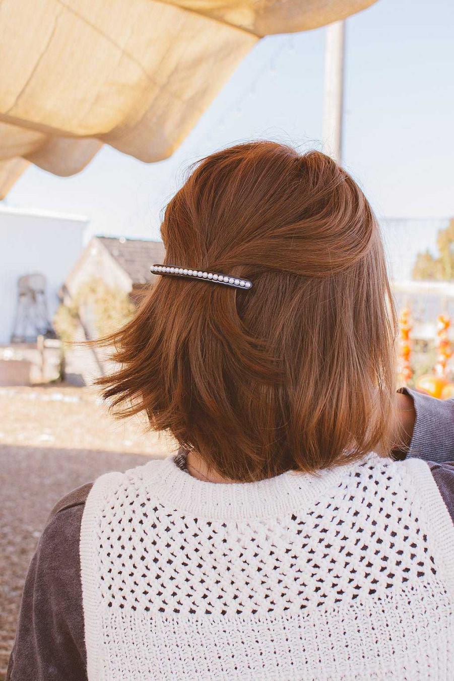 All Hair ANDI | Thin Pearl Barrette