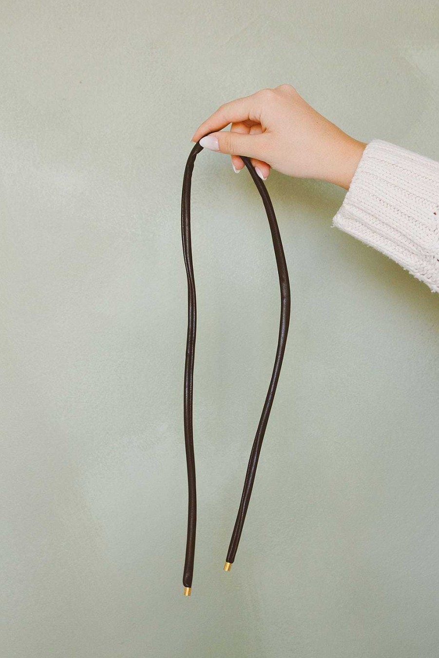 All Hair ANDI | Wire Leather Ponytail Wrap