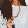 Accessories ANDI | Dusty Rose Luxe Lanyard