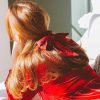 All Hair ANDI | Crimson Long Bow Scrunchie