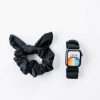 Watch Bands ANDI | Black Athletic Scrunchie Band Compatible With Apple Watch