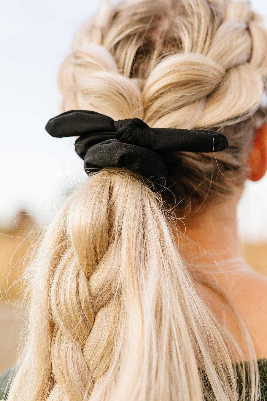 All Hair ANDI | Black Athletic Scrunchie