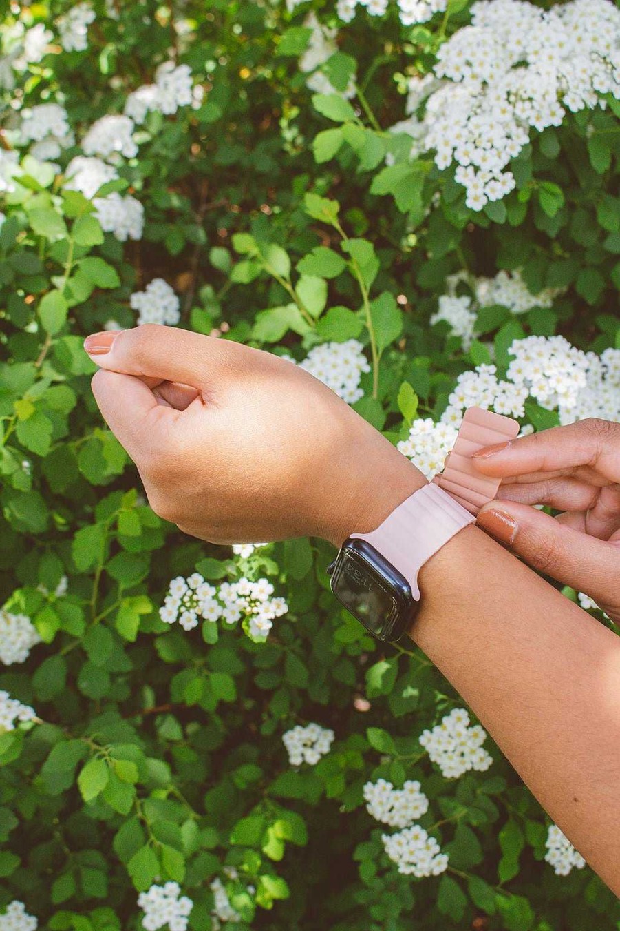 Watch Bands ANDI | Ballet Pink Magnetic Loop Watch Band