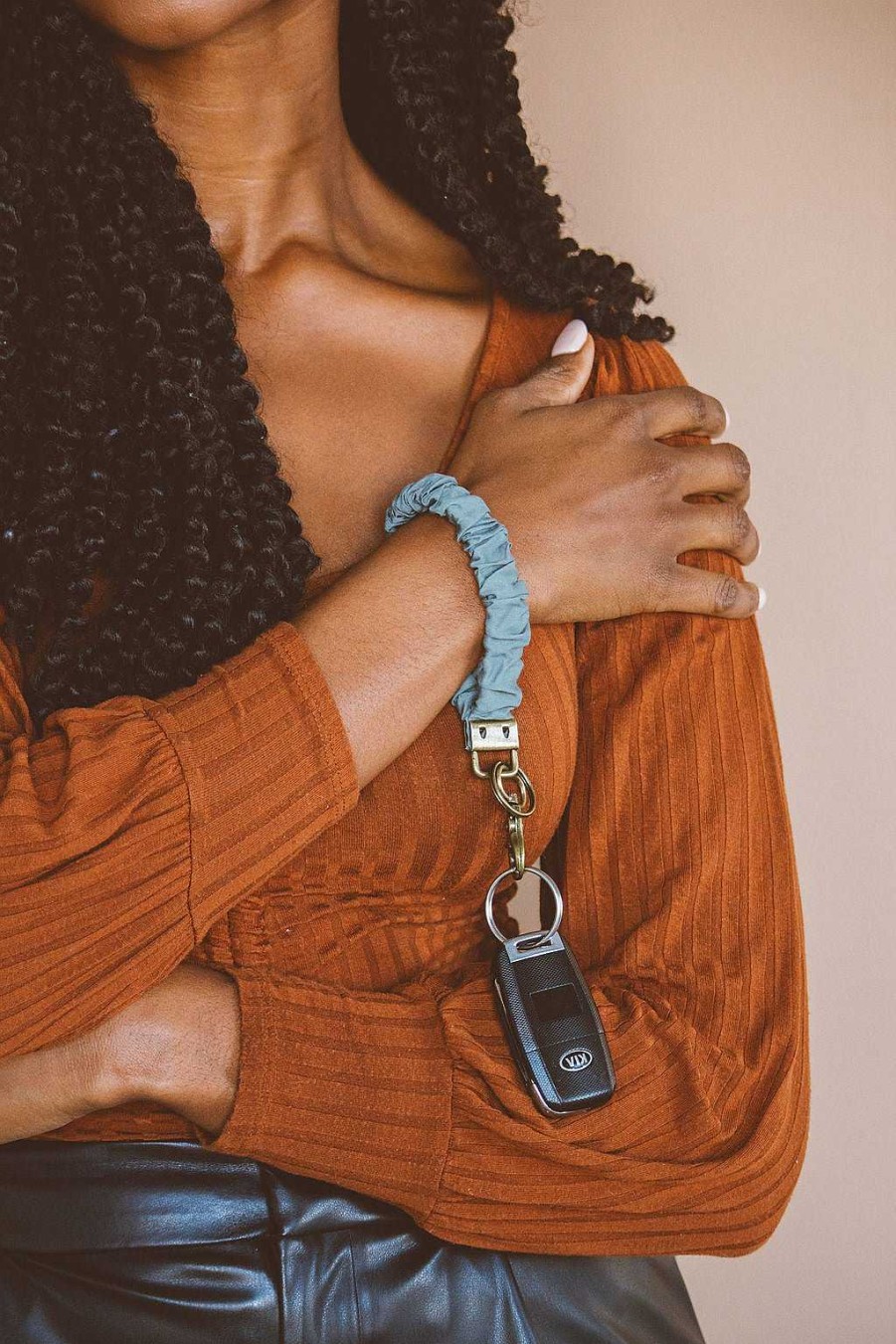 Accessories ANDI | Harbor Blue Keychain