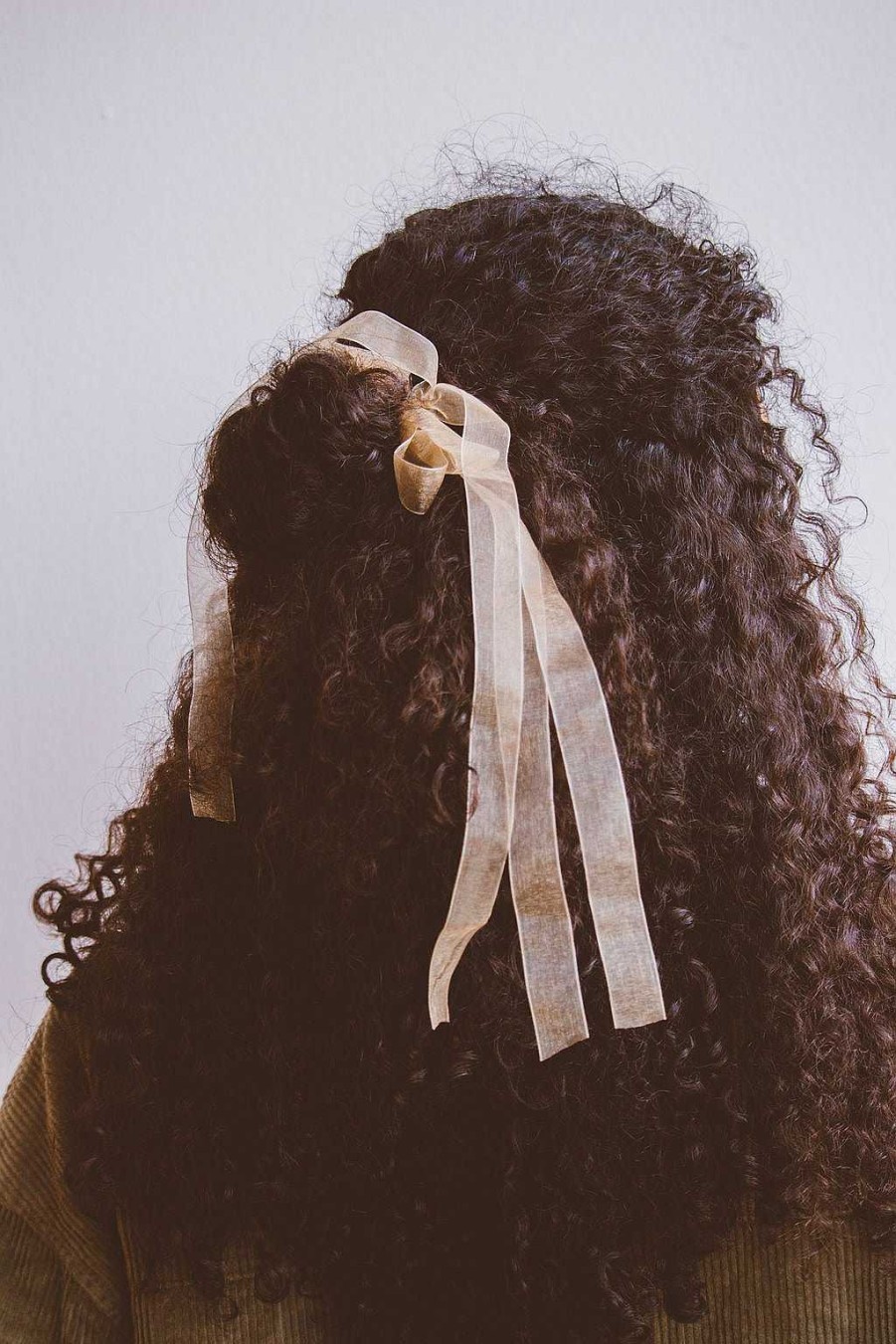 All Hair ANDI | Golden Shimmer Bow Hair Tie