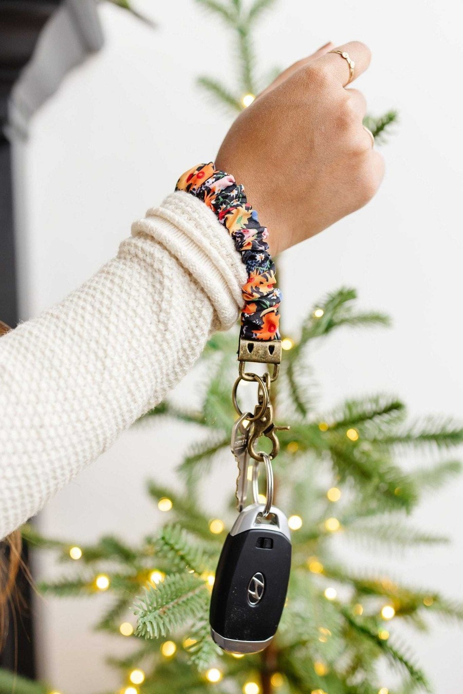 Accessories ANDI | Groovy Floral Keychain