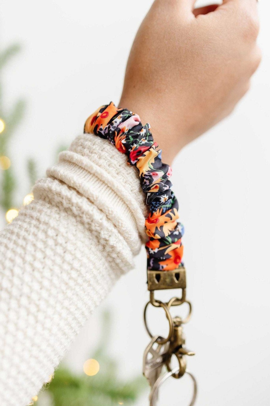 Accessories ANDI | Groovy Floral Keychain