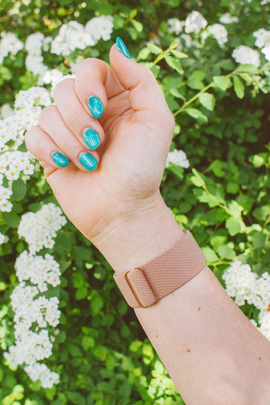 Watch Bands ANDI | Toasted Rose Adjustable Elastic Watch Band