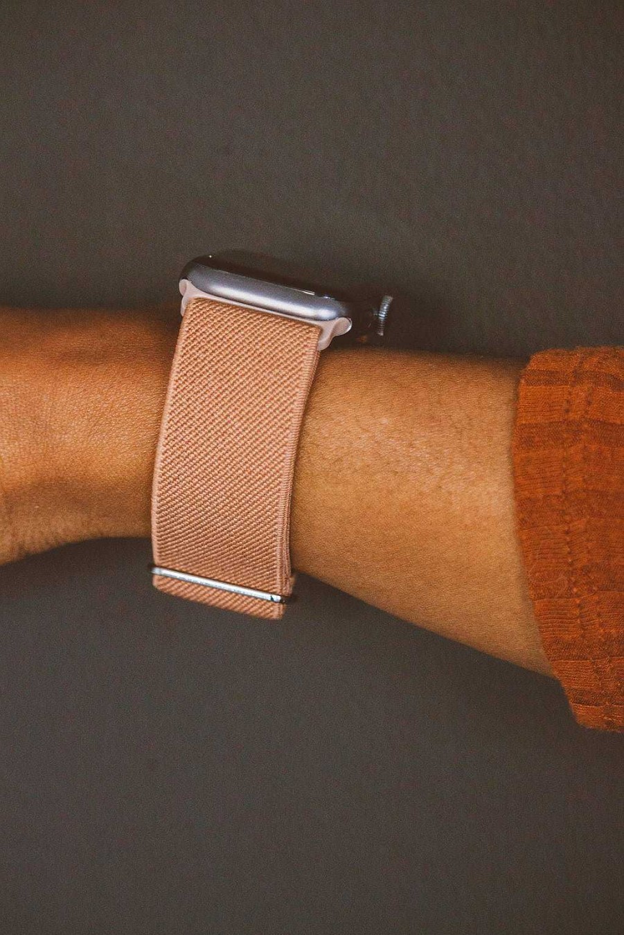 Watch Bands ANDI | Mocha Mousse Adjustable Elastic Watch Band