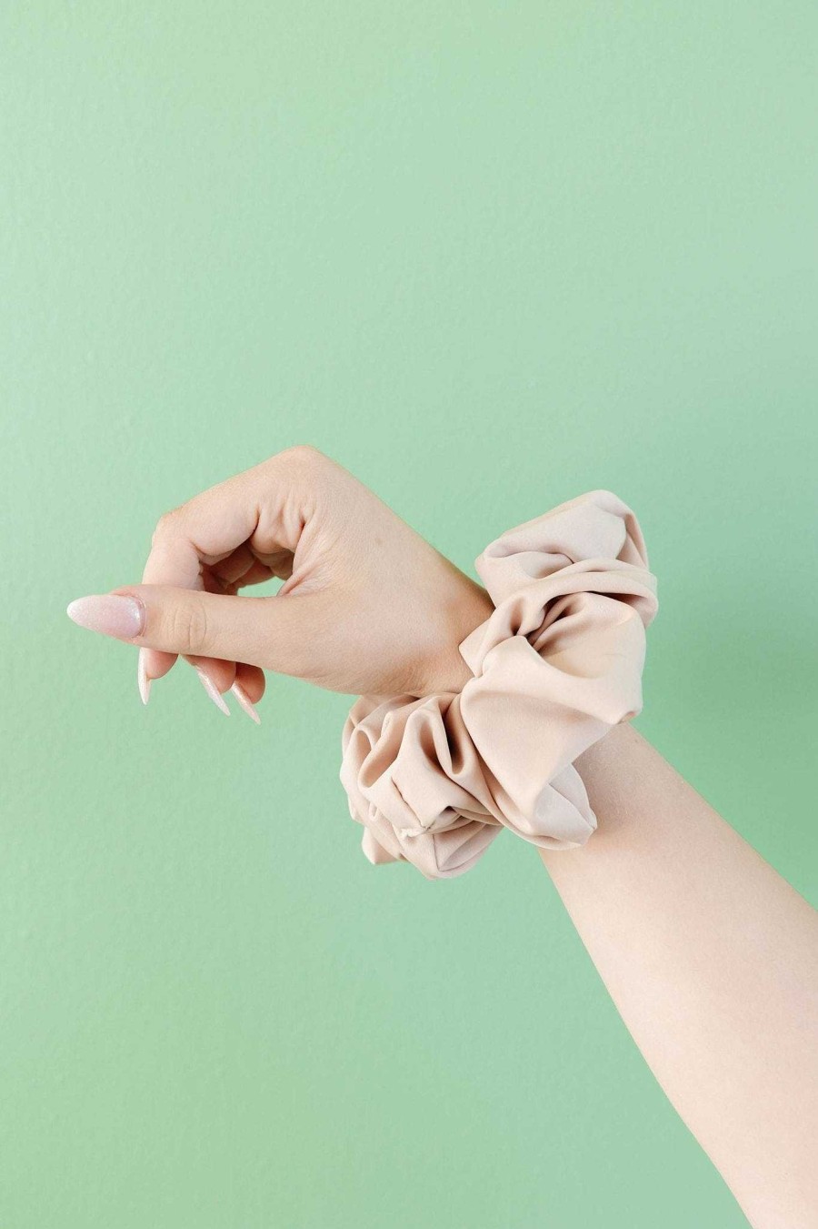 All Hair ANDI | Oat Milk Jumbo Scrunchie