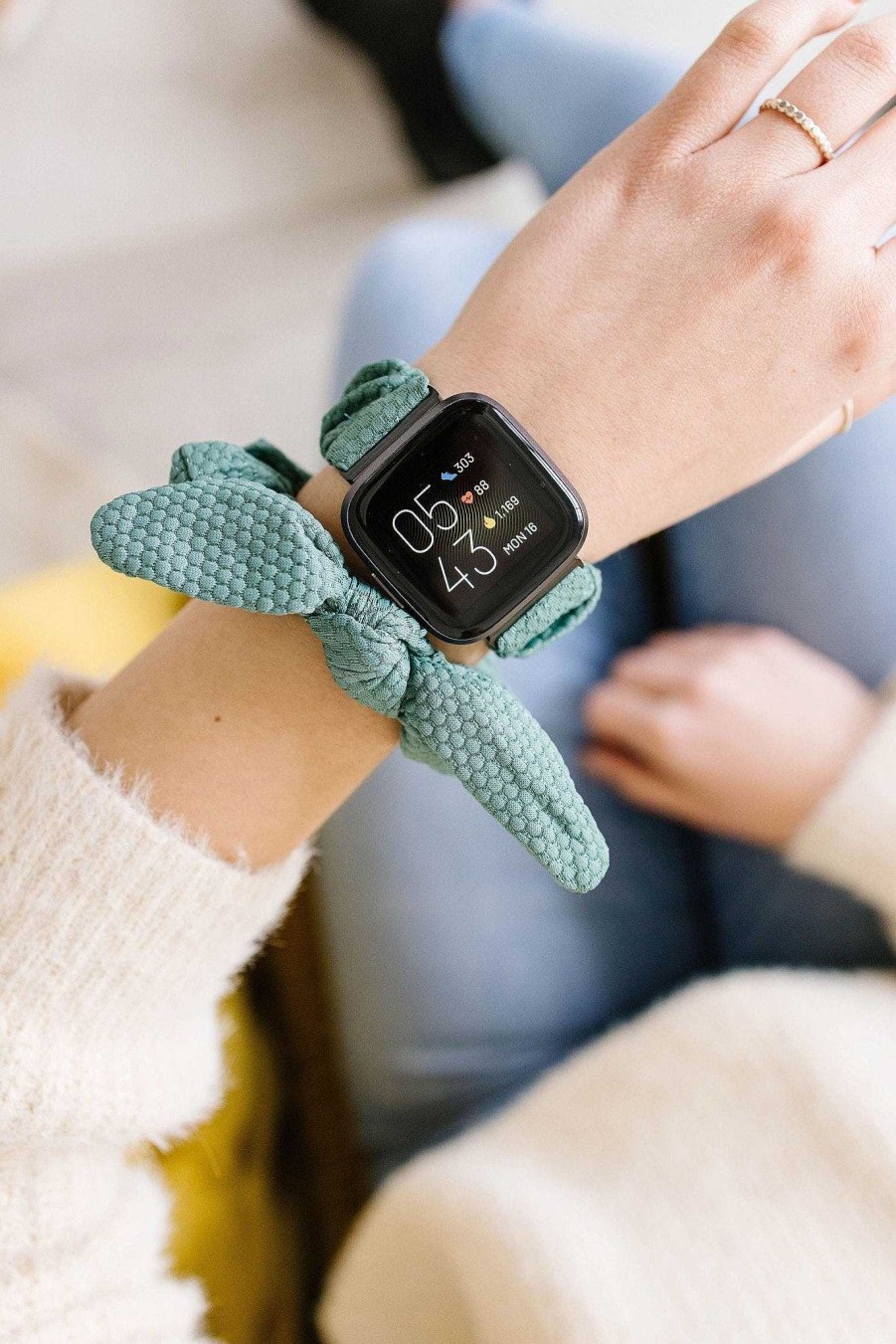 Watch Bands ANDI | Jade Athletic Hexagon Watch Band For Fitbit Versa