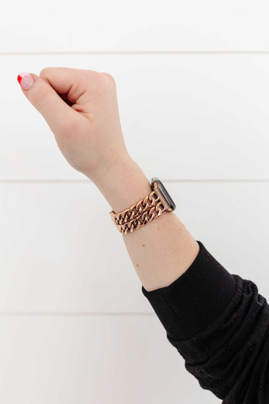 Watch Bands ANDI | Rose Gold Double Chain Watch Band