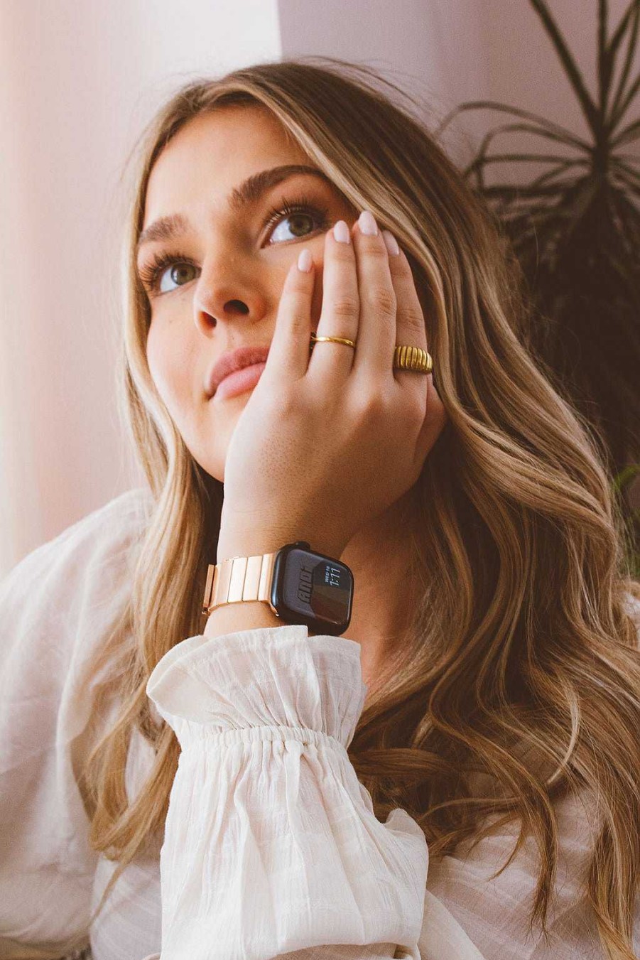 Watch Bands ANDI | Magnetic Rose Gold Watch Band